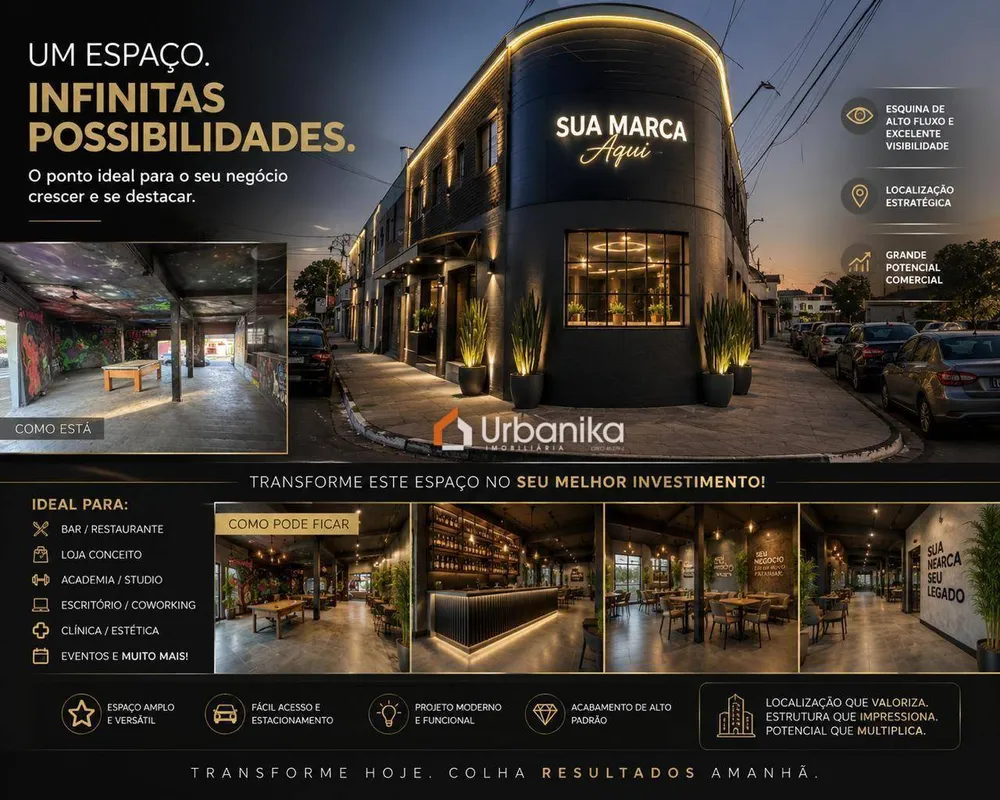 Loja-Salão, 150 m² - Foto 1