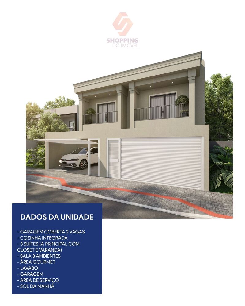 Casa, 3 quartos, 129 m² - Foto 1