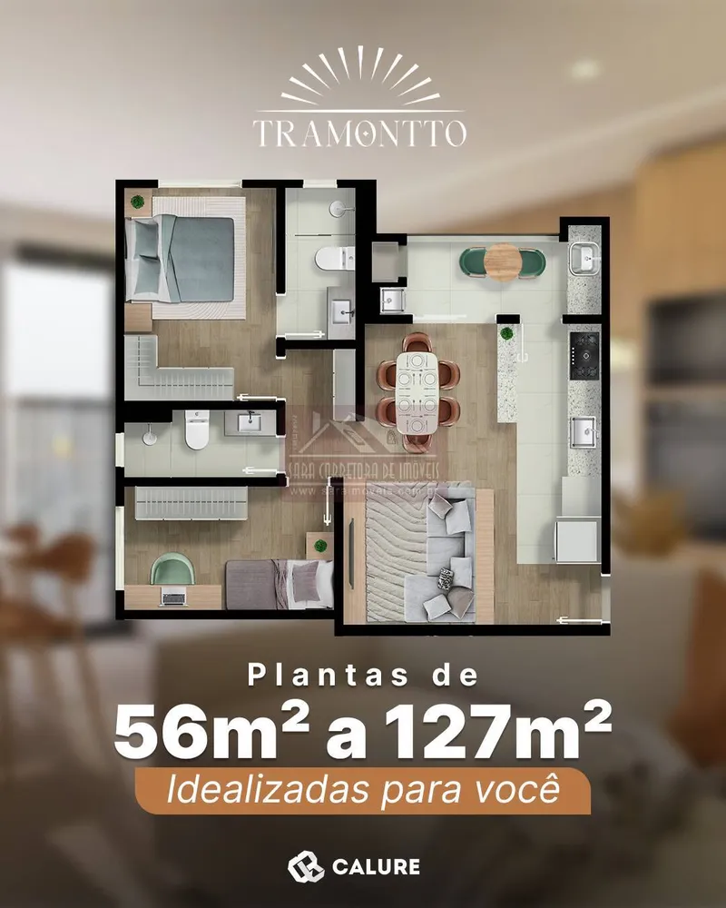 Apartamento, 2 quartos, 56 m² - Foto 5