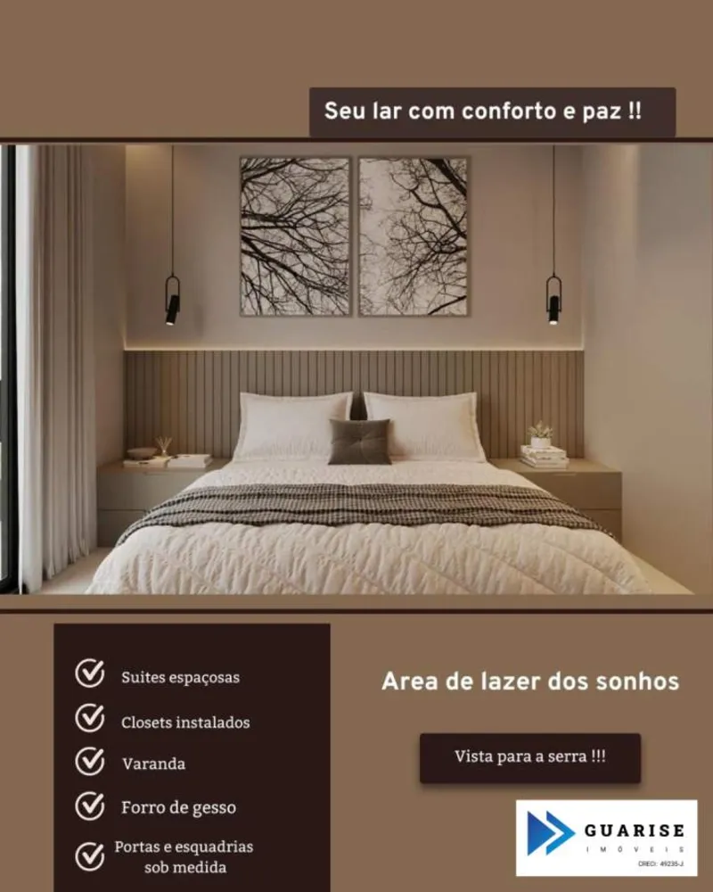 Casa de Condomínio, 3 quartos - Foto 1