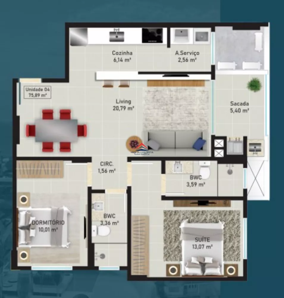 Apartamento, 2 quartos, 75 m² - Foto 16