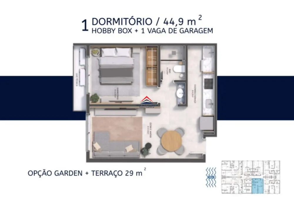 Apartamento, 1 quarto, 40 m² - Foto 17