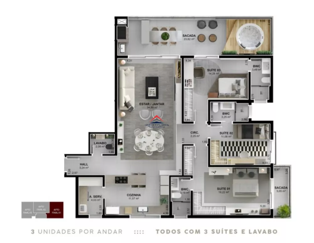 Apartamento, 4 quartos, 162 m² - Foto 13