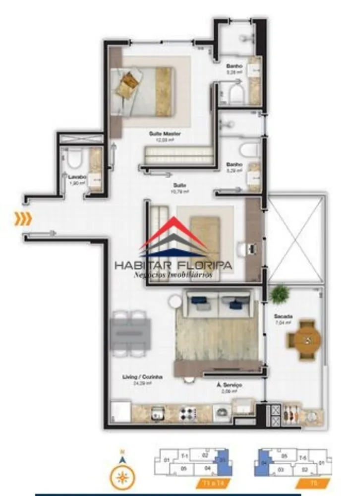 Cobertura, 3 quartos, 147 m² - Foto 18
