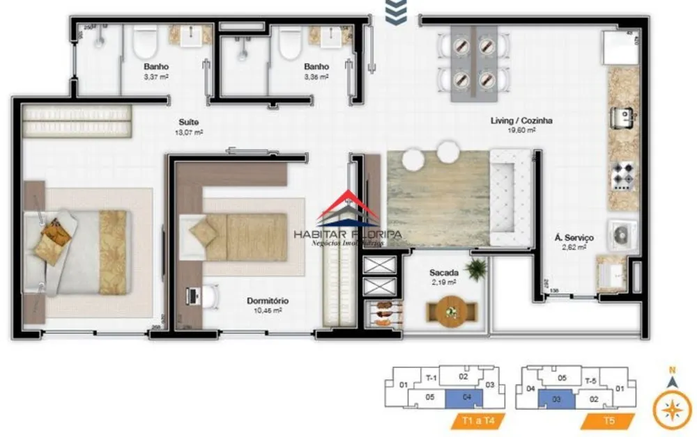Cobertura, 3 quartos, 147 m² - Foto 19