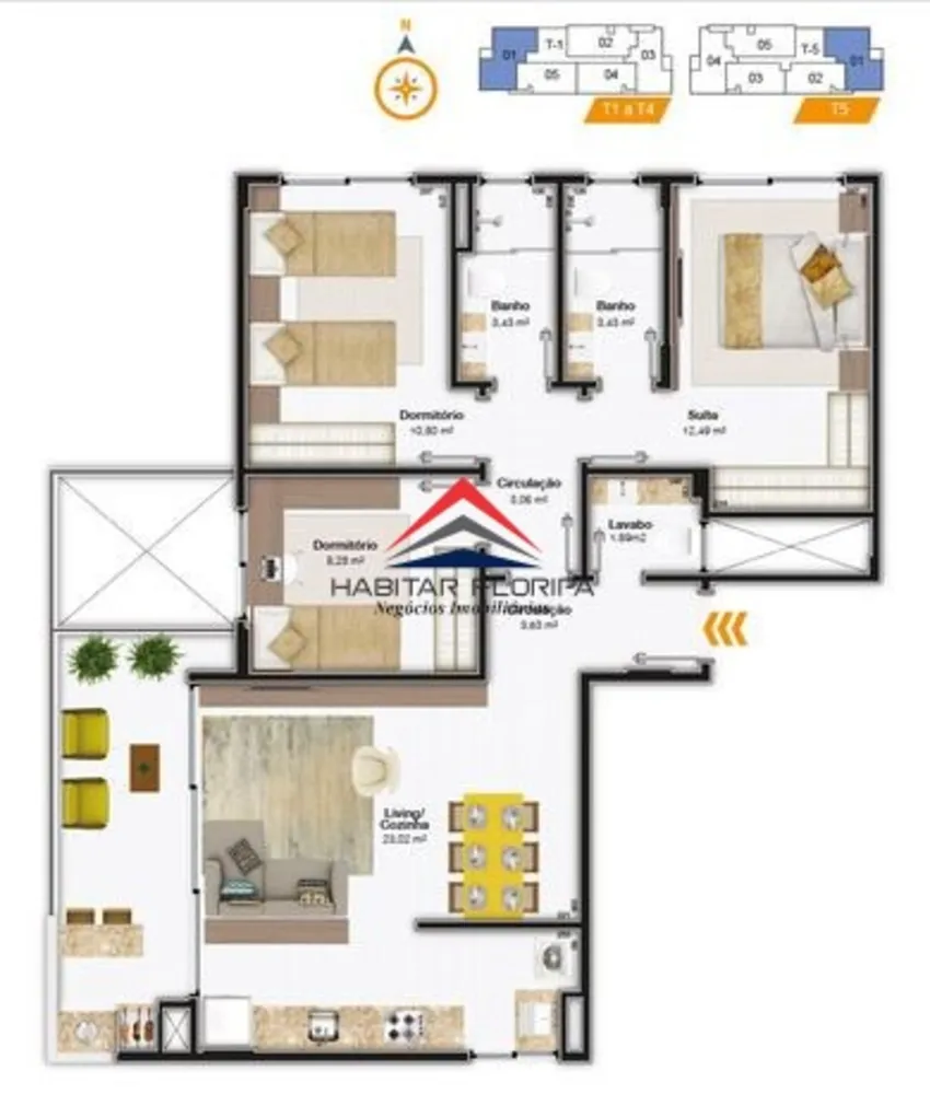 Apartamento, 2 quartos, 75 m² - Foto 20