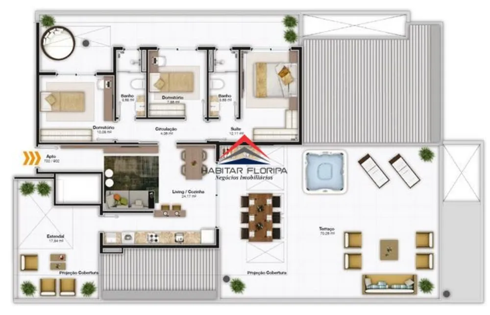 Apartamento, 2 quartos, 75 m² - Foto 19
