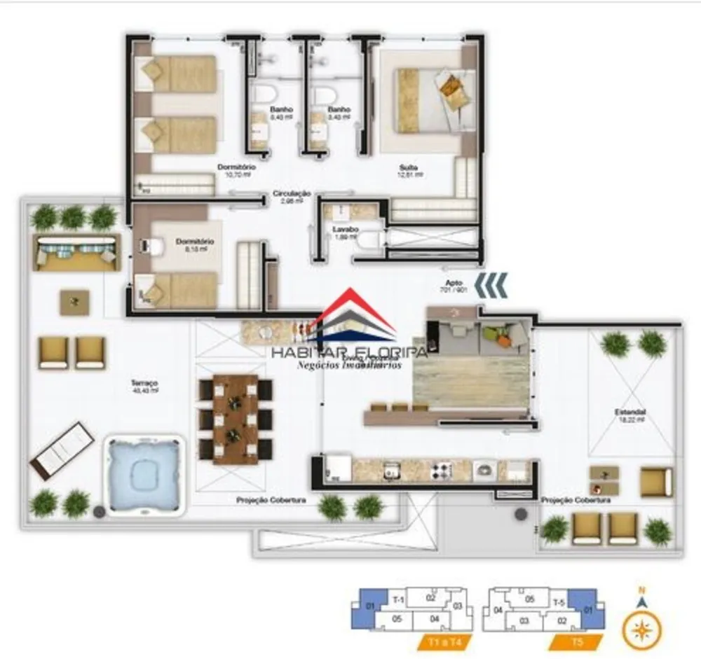 Apartamento, 2 quartos, 75 m² - Foto 24