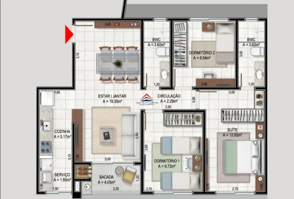 Cobertura, 3 quartos, 196 m² - Foto 18