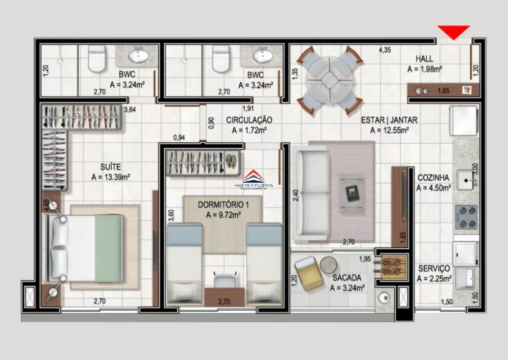 Cobertura, 3 quartos, 196 m² - Foto 8