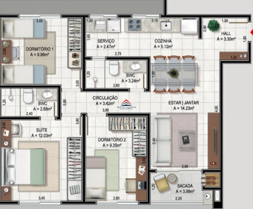 Cobertura, 2 quartos, 63 m² - Foto 24