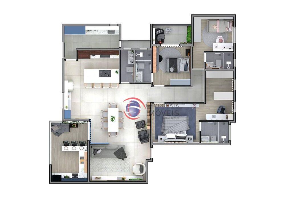 Cobertura, 3 quartos, 137 m² - Foto 5