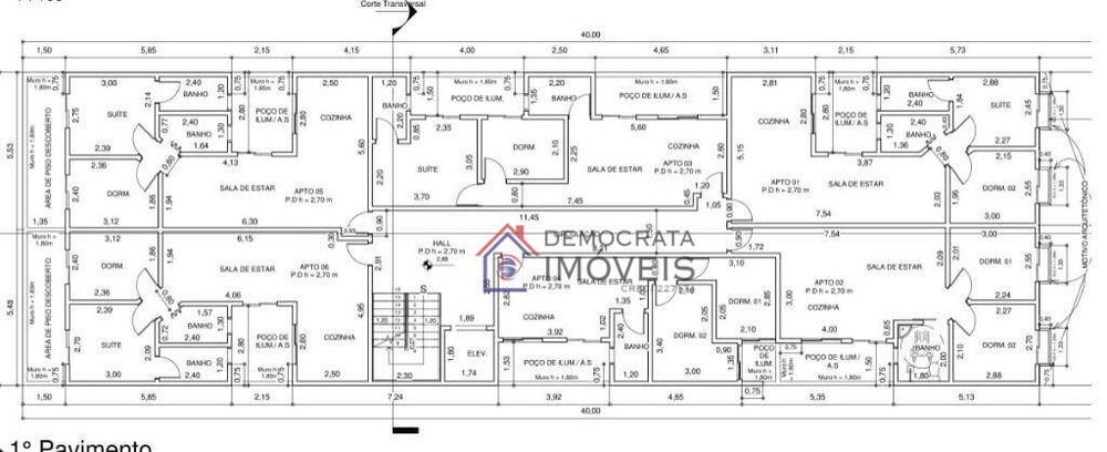 Apartamento, 2 quartos, 44 m² - Foto 1