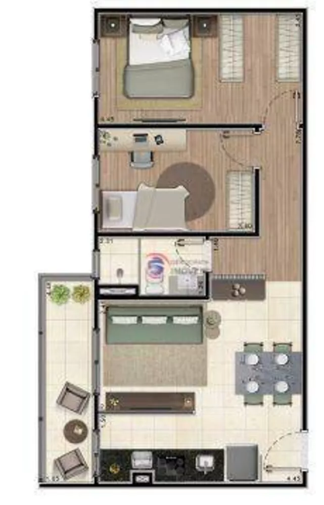 Apartamento à venda com 2 quartos, 55m² - Foto 16