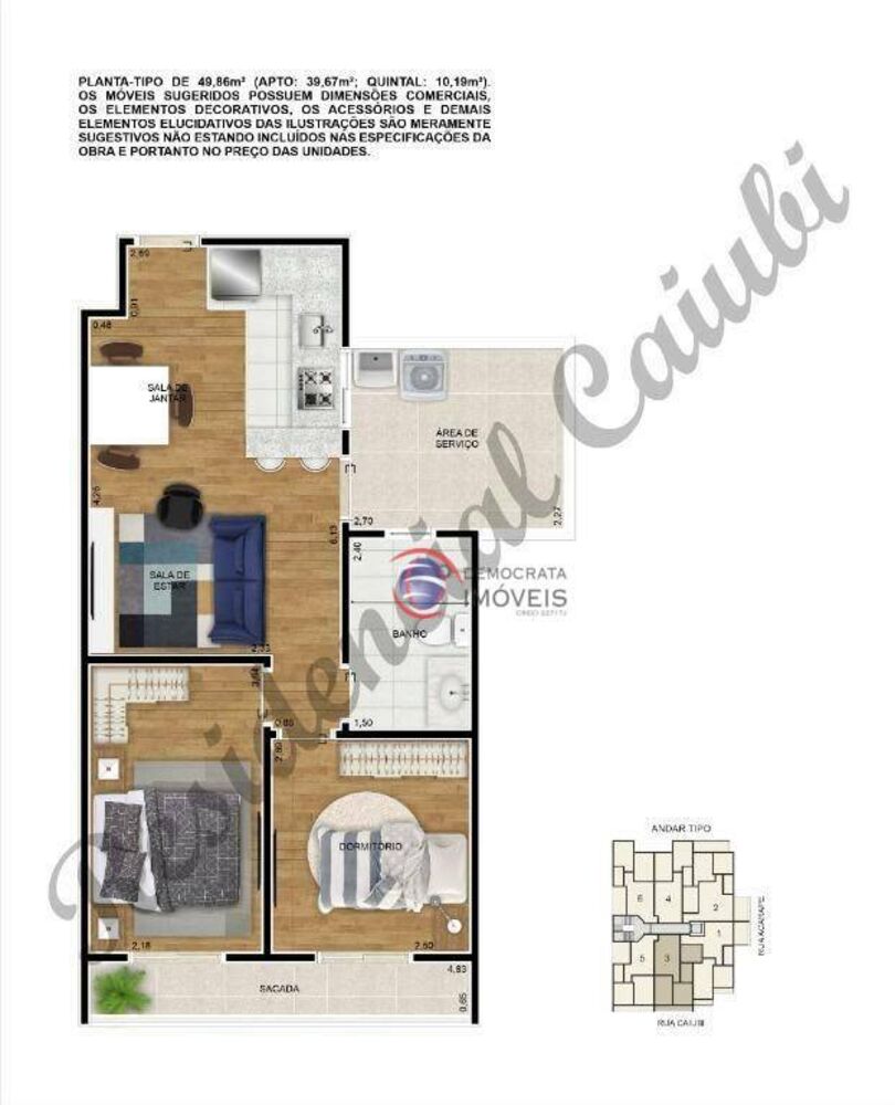 Apartamento, 2 quartos, 40 m² - Foto 7