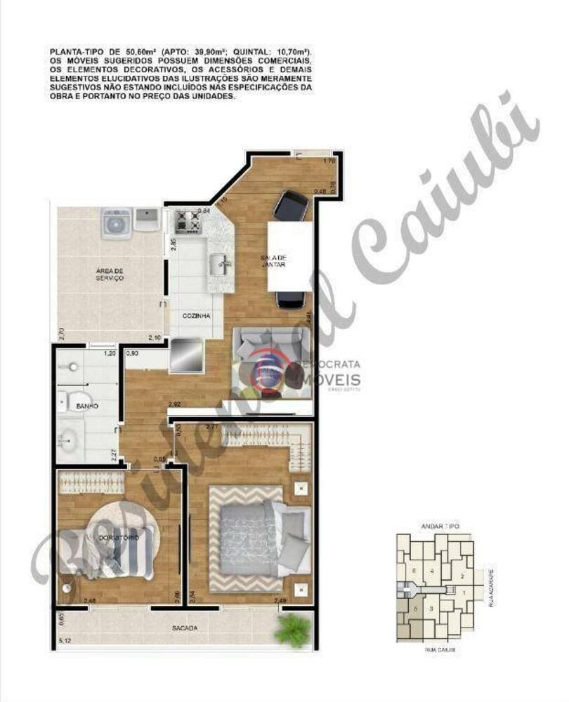 Apartamento, 2 quartos, 40 m² - Foto 8