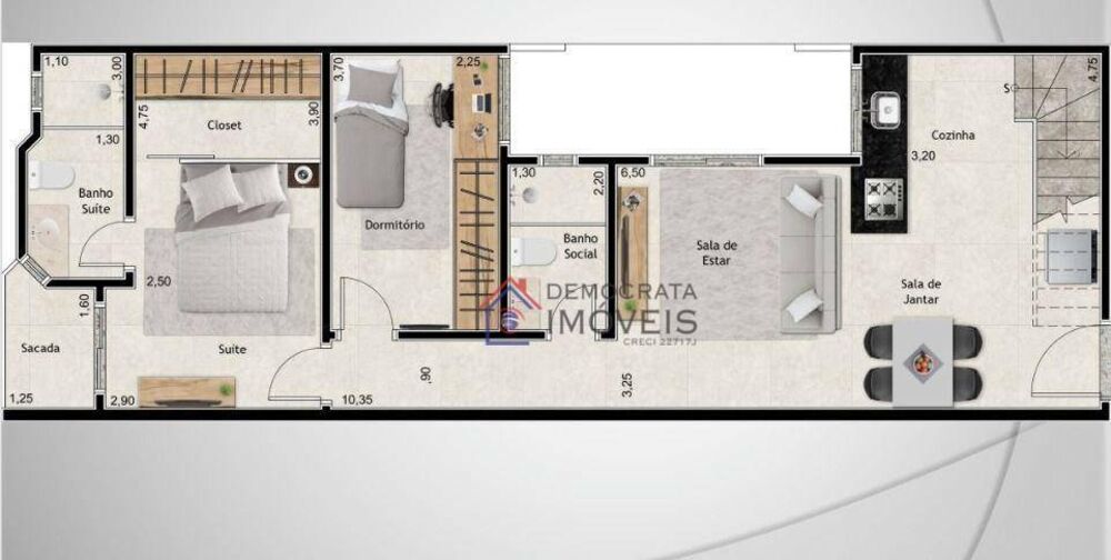 Cobertura, 2 quartos, 100 m² - Foto 2