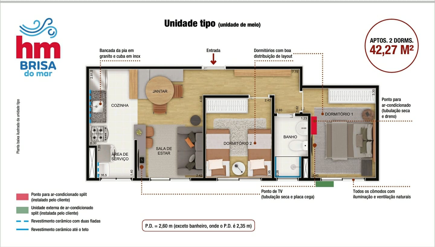 Apartamento à venda com 2 quartos, 40m² - Foto 8