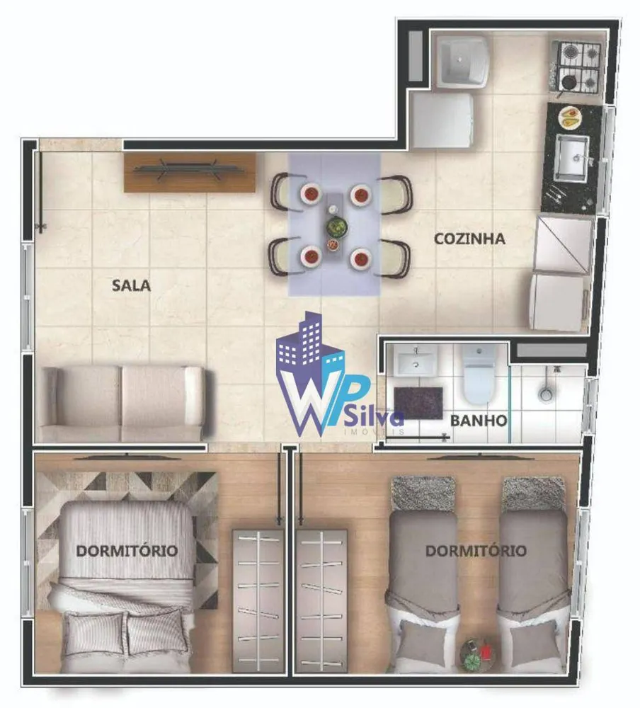 Apartamento, 2 quartos, 34 m² - Foto 18