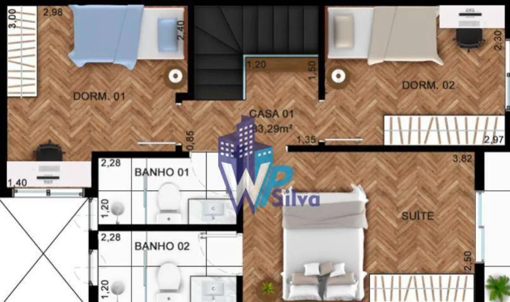 Sobrado, 3 quartos, 115 m² - Foto 17