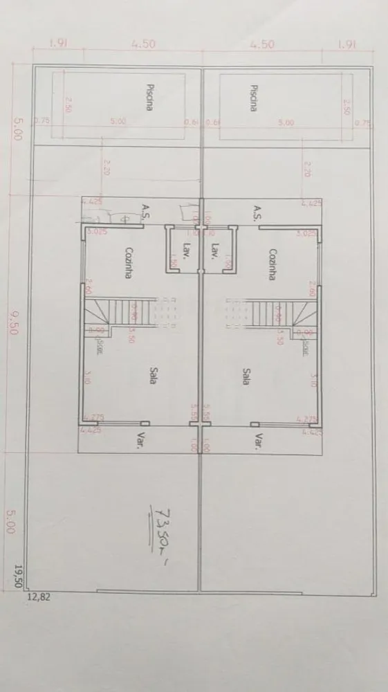 Sobrado, 2 quartos, 73 m² - Foto 10