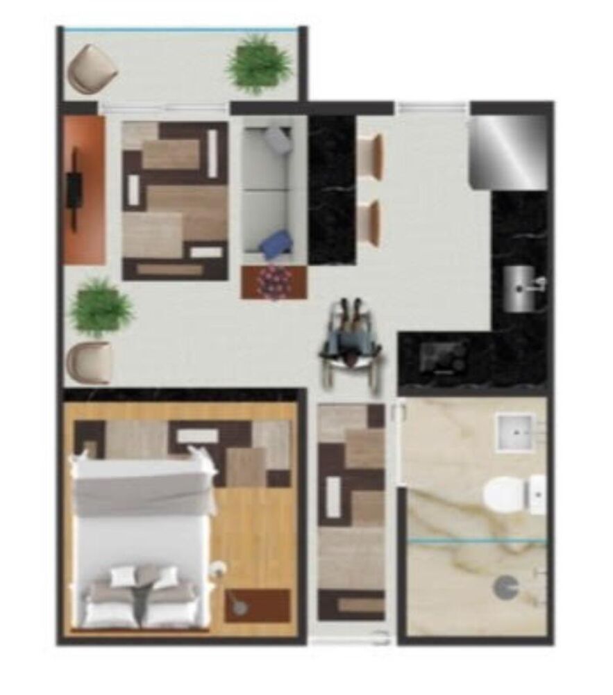 Apartamento, 1 quarto, 35 m² - Foto 8