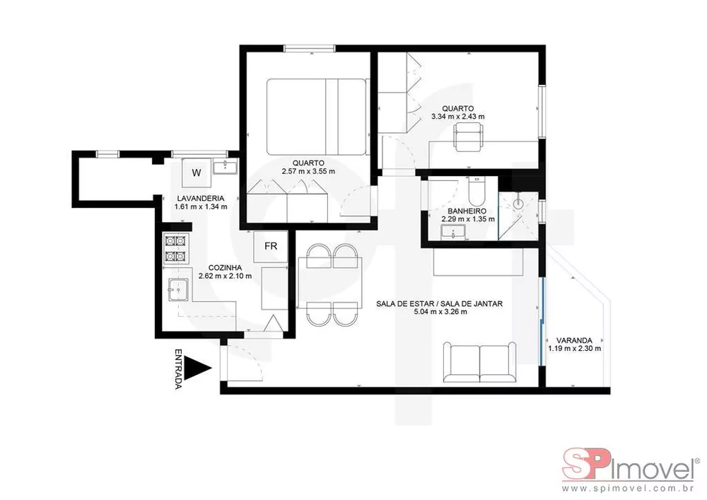 Apartamento, 2 quartos, 65 m² - Foto 2
