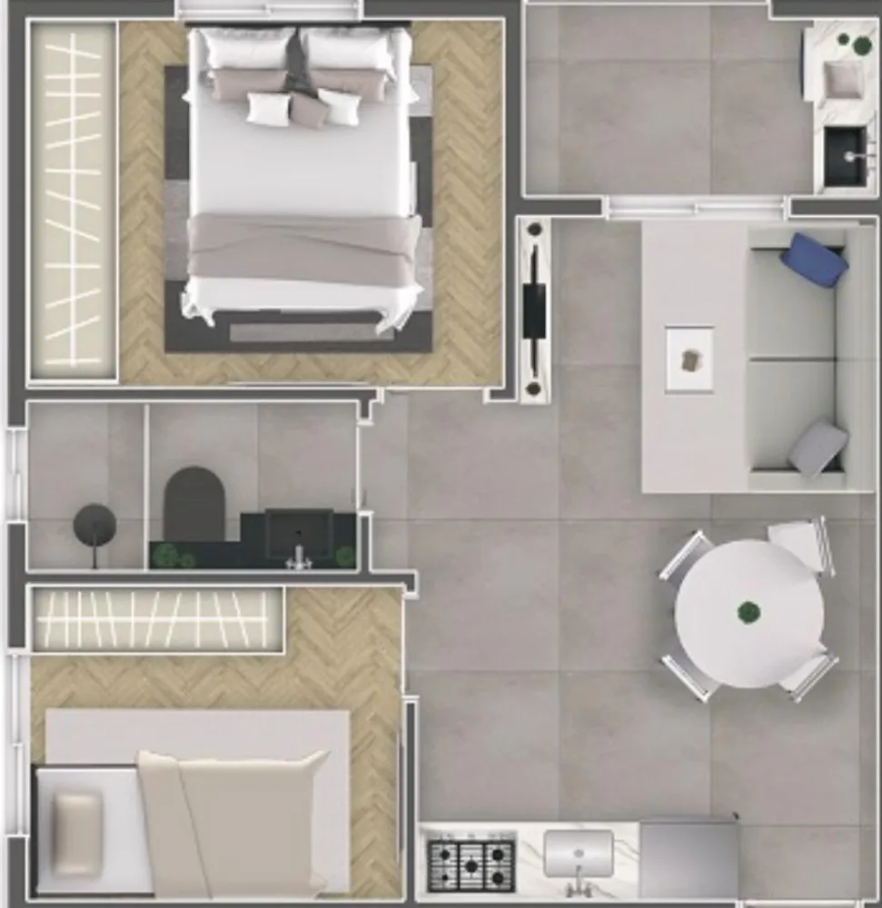 Apartamento, 2 quartos, 34 m² - Foto 5