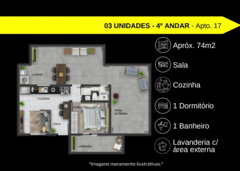 Apartamento, 2 quartos, 36 m² - Foto 11
