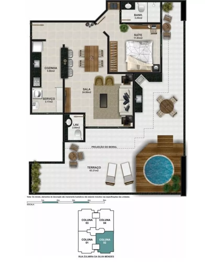 Apartamento, 2 quartos, 105 m² - Foto 4