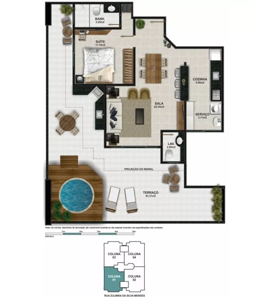 Apartamento, 2 quartos, 105 m² - Foto 12