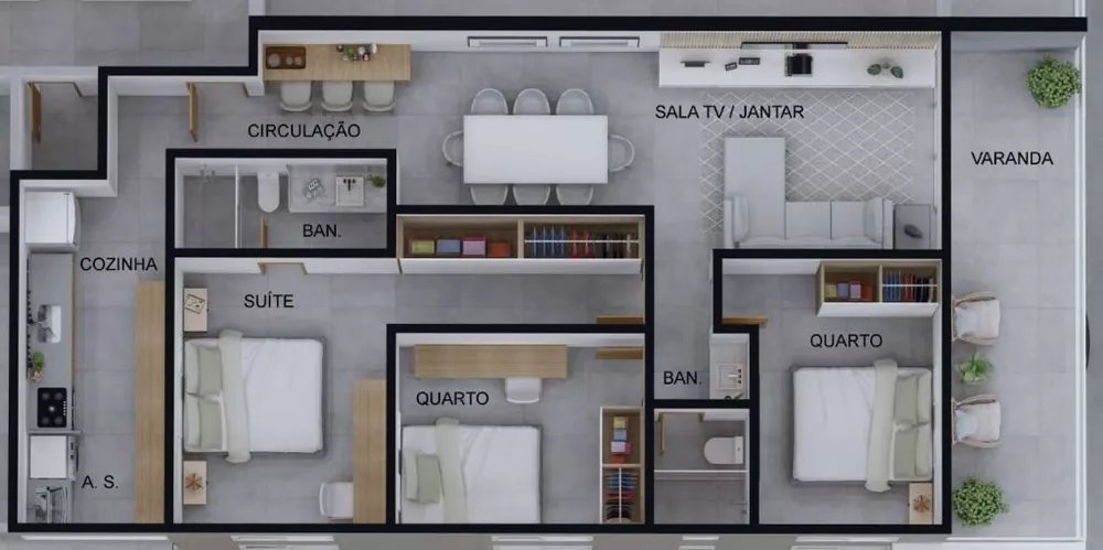 Apartamento, 2 quartos, 76 m² - Foto 15