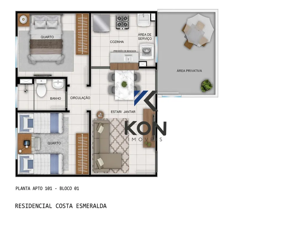 Apartamento, 2 quartos, 42 m² - Foto 11