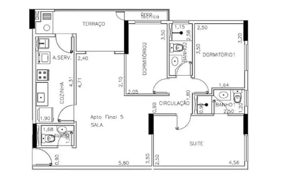 Apartamento, 3 quartos - Foto 3