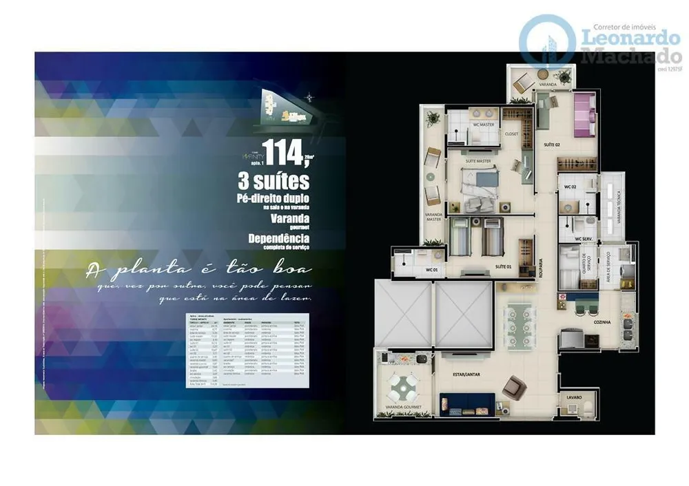 Apartamento, 3 quartos, 114 m² - Foto 6