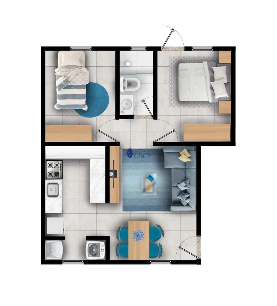 Apartamento, 2 quartos, 49 m² - Foto 11