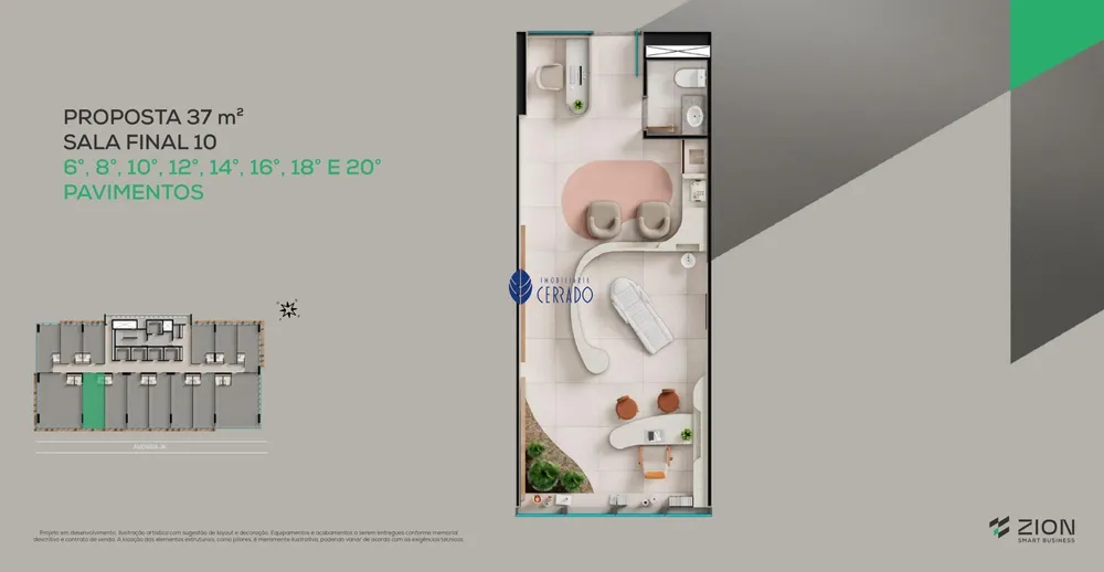 Sala-Conjunto, 28 m² - Foto 8