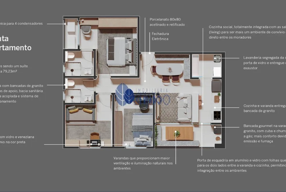 Apartamento, 2 quartos, 79 m² - Foto 13