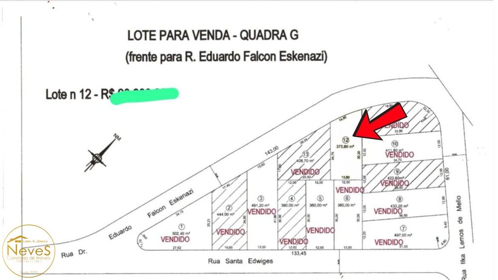 Terreno, 375 m² - Foto 1