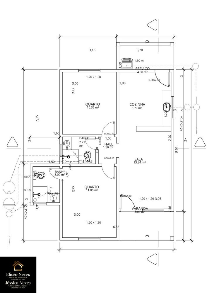 Casa à venda com 2 quartos, 420m² - Foto 1