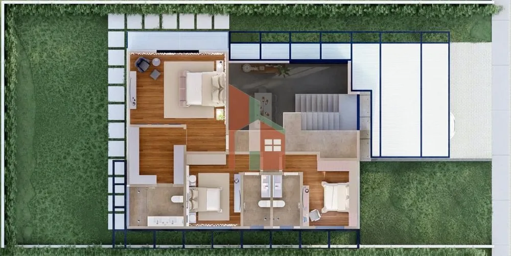 Casa de Condomínio, 3 quartos - Foto 3