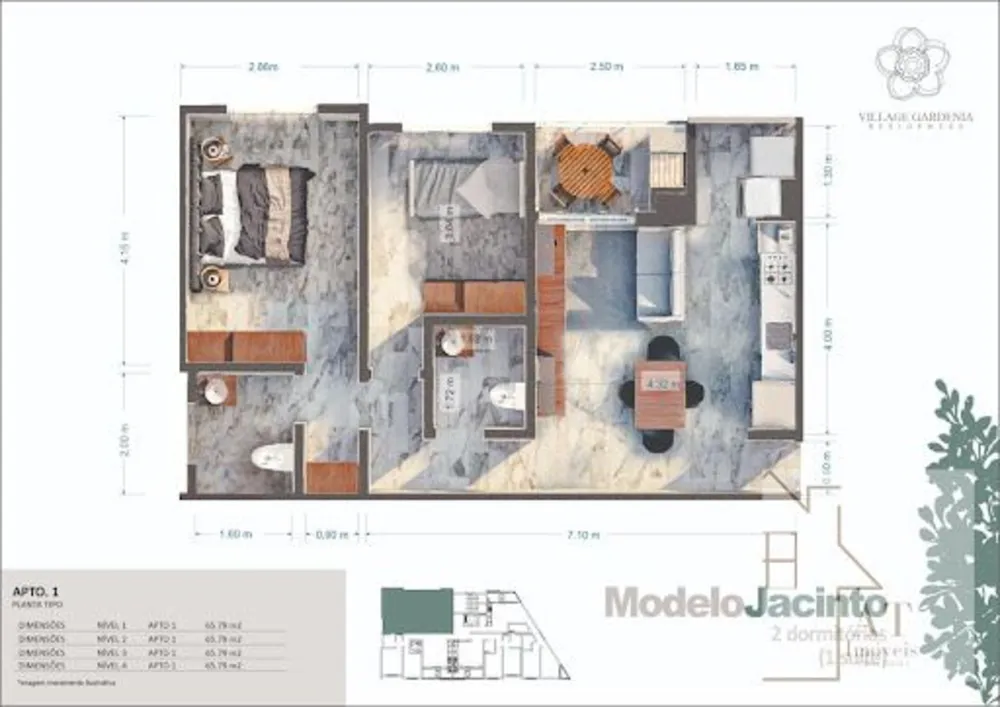 Apartamento, 2 quartos, 134 m² - Foto 7