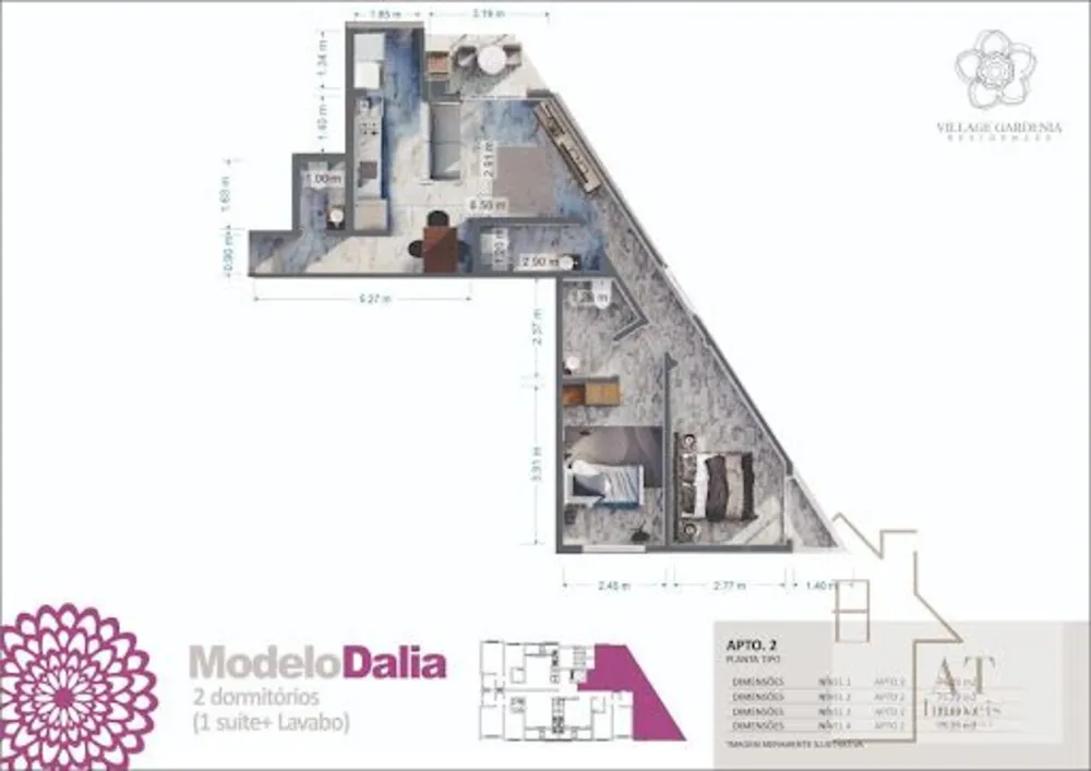 Apartamento, 2 quartos, 134 m² - Foto 6