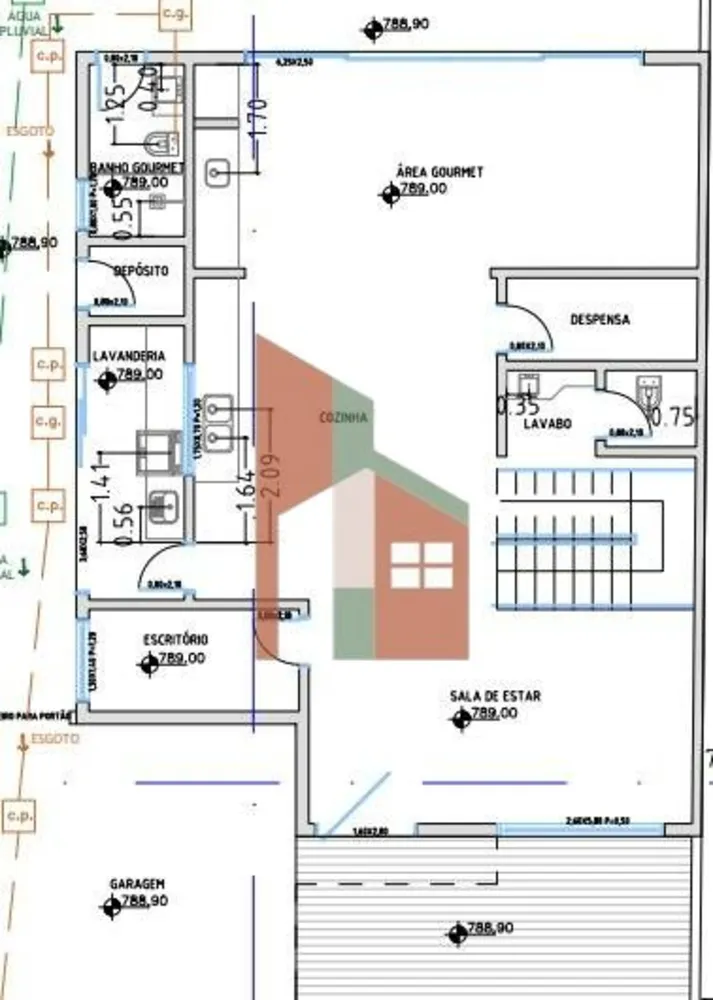 Sobrado, 4 quartos, 248 m² - Foto 2