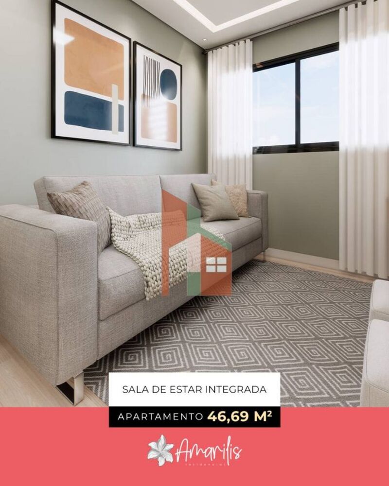 Apartamento à venda com 1 quarto, 47m² - Foto 1