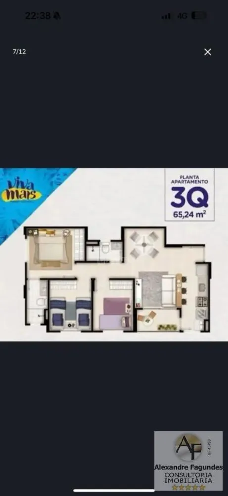 Apartamento, 3 quartos, 65 m² - Foto 10
