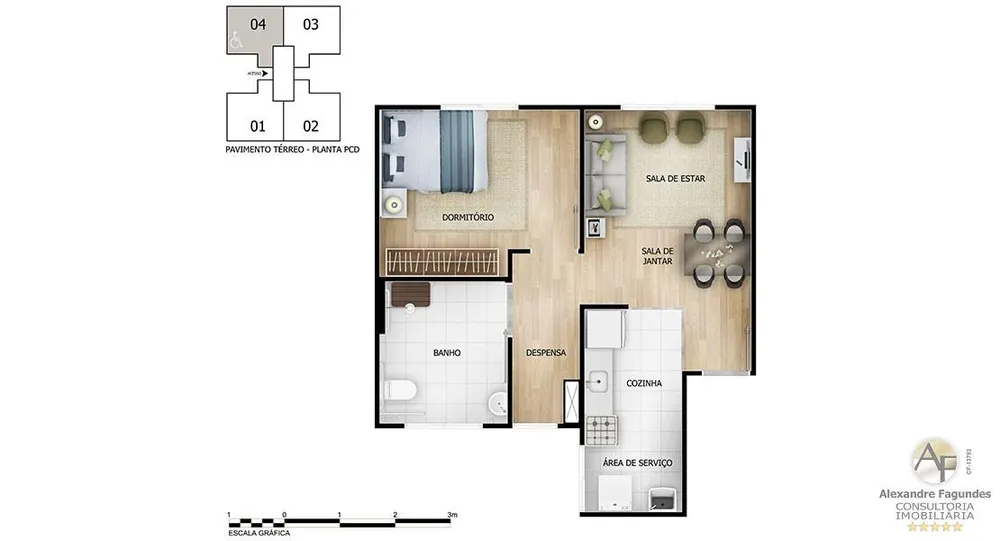 Apartamento, 2 quartos, 42 m² - Foto 10