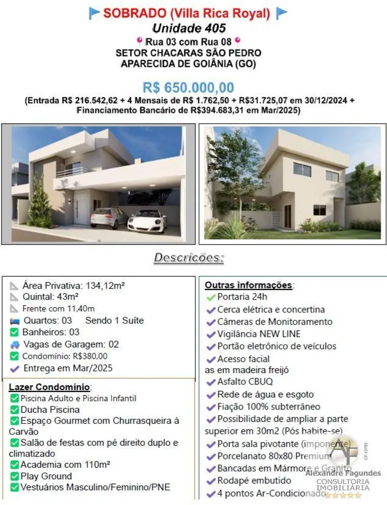 Sobrado, 3 quartos, 134 m² - Foto 8