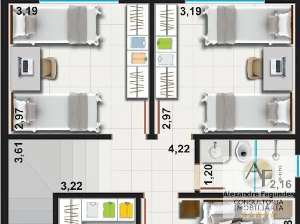 Sobrado, 3 quartos, 134 m² - Foto 9