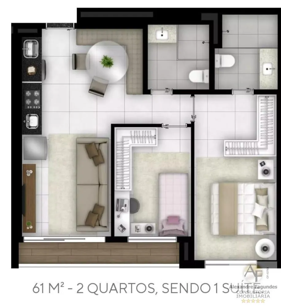 Apartamento, 2 quartos, 61 m² - Foto 16
